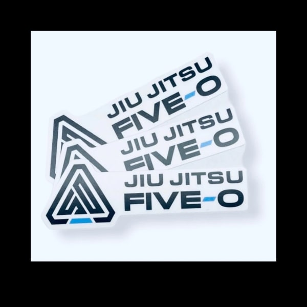 Jiu Jitsu Five-O Logo Decal (3 Pack) - Jiu Jitsu Five-O