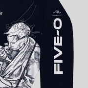 Pistol Grip Long Sleeve Rashguard // Pre-Order* - Jiu Jitsu Five-O